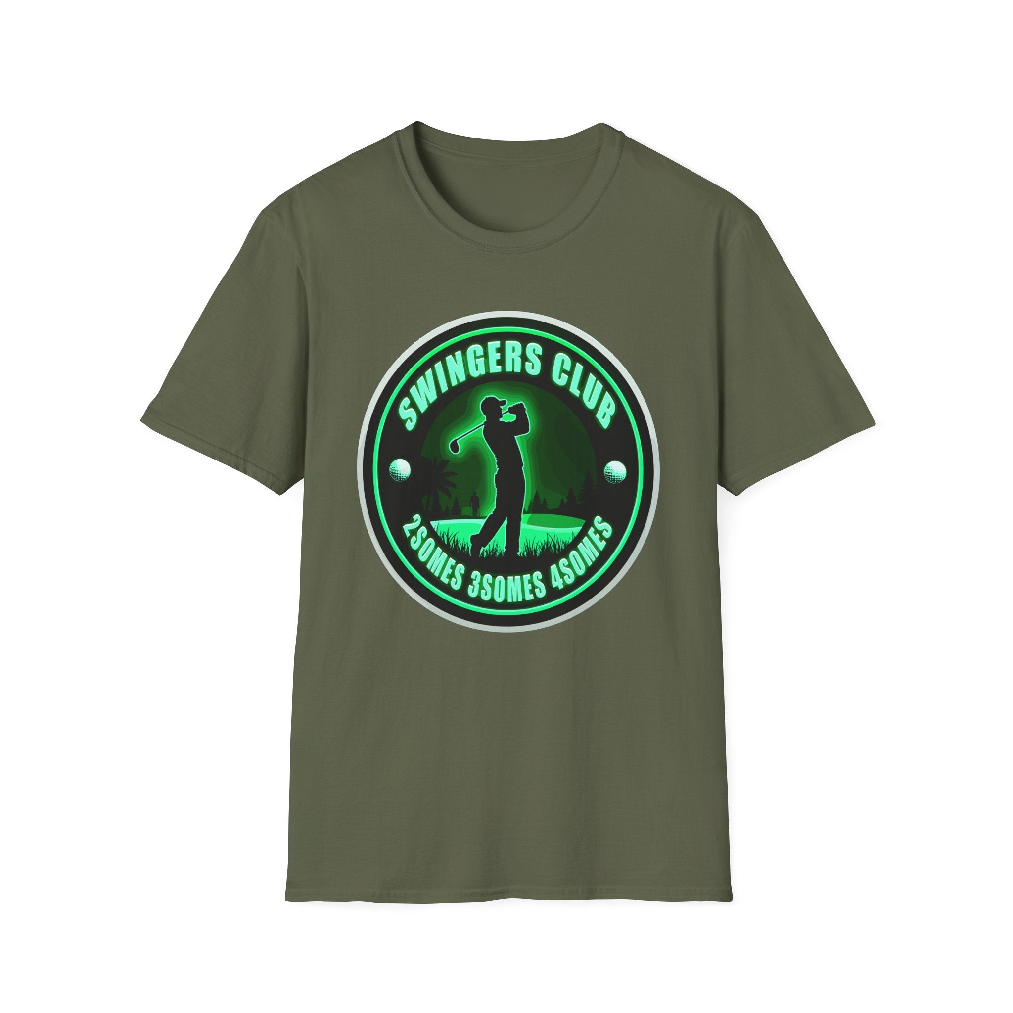 Swingers Club Funny Golf | Adult Humor Golf Joke Gift for Golfers T-Shirt