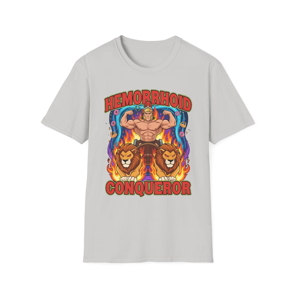 Hemorrhoid Conqueror | Funny Hemorrhoid Humor Gift for Men T-Shirt
