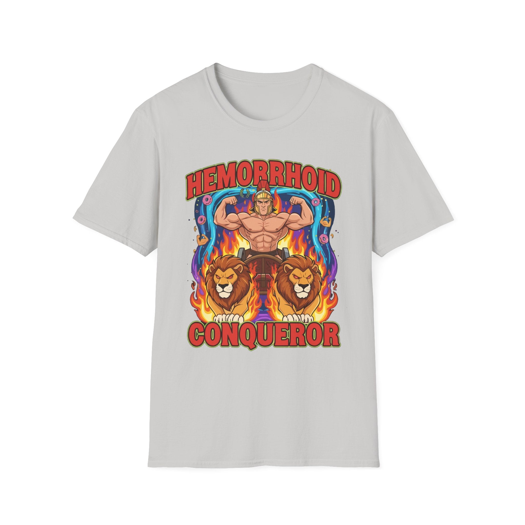 Hemorrhoid Conqueror | Funny Hemorrhoid Humor Gift for Men T-Shirt