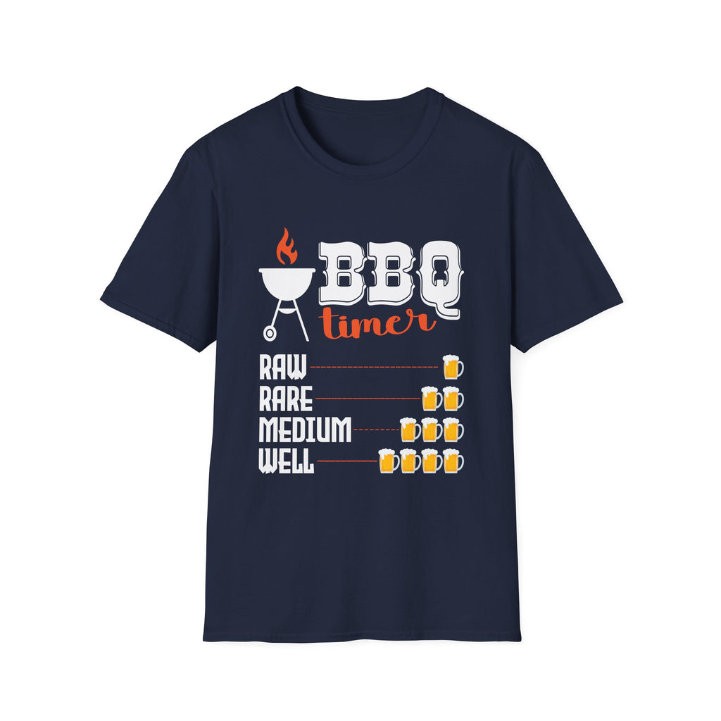 BBQ Beer Timer | Funny Grilling Gift For Dad Drinking Smoker Novelty T-Shirt