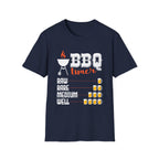 BBQ Beer Timer | Funny Grilling Gift For Dad Drinking Smoker Novelty T-Shirt