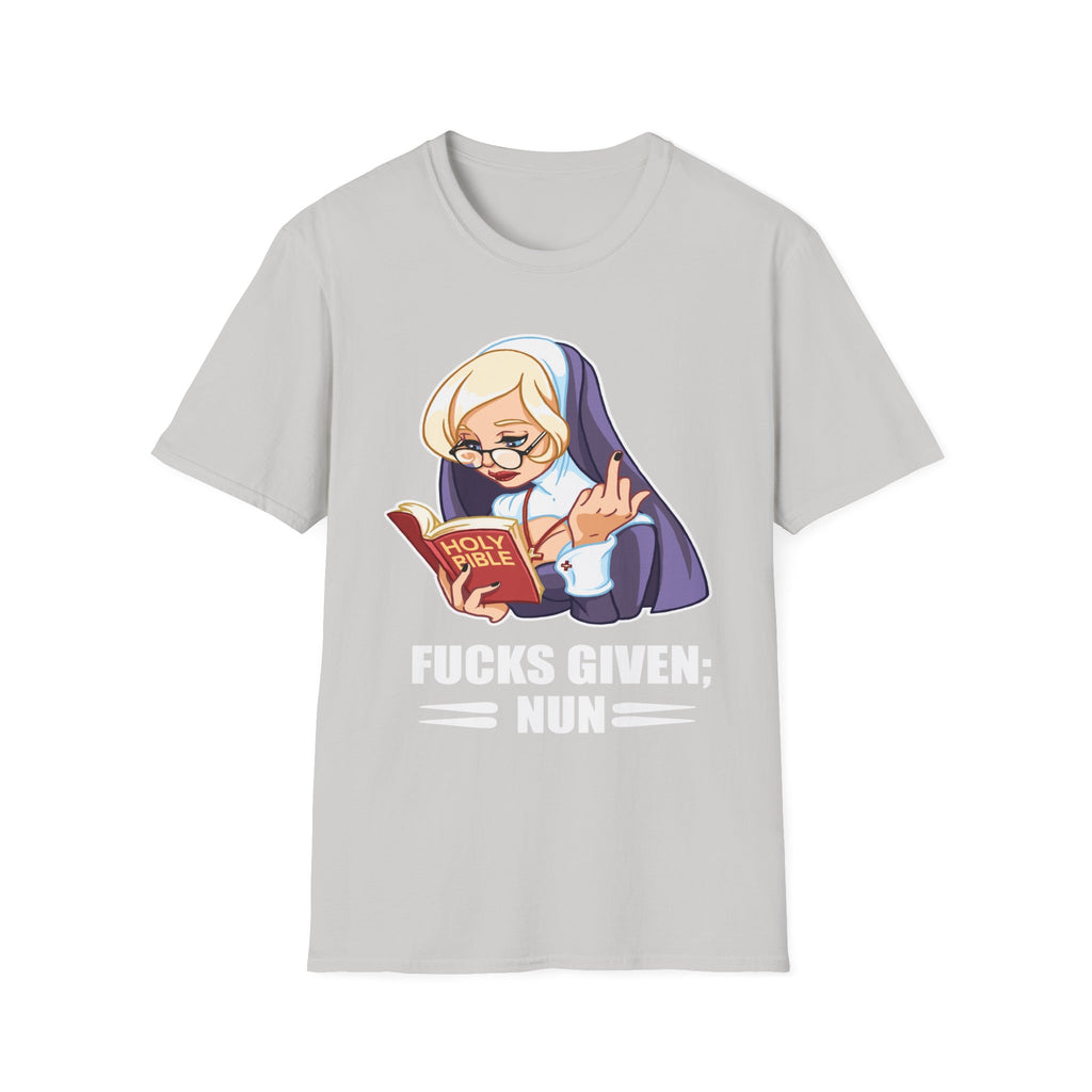 Fucks Given Nun | Funny Zero Fucks Given Dark Humor Offensive Gift T-Shirt