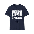Emotional Support Snake | Funny Adult Humor Sarcastic Meme Gift T-Shirt