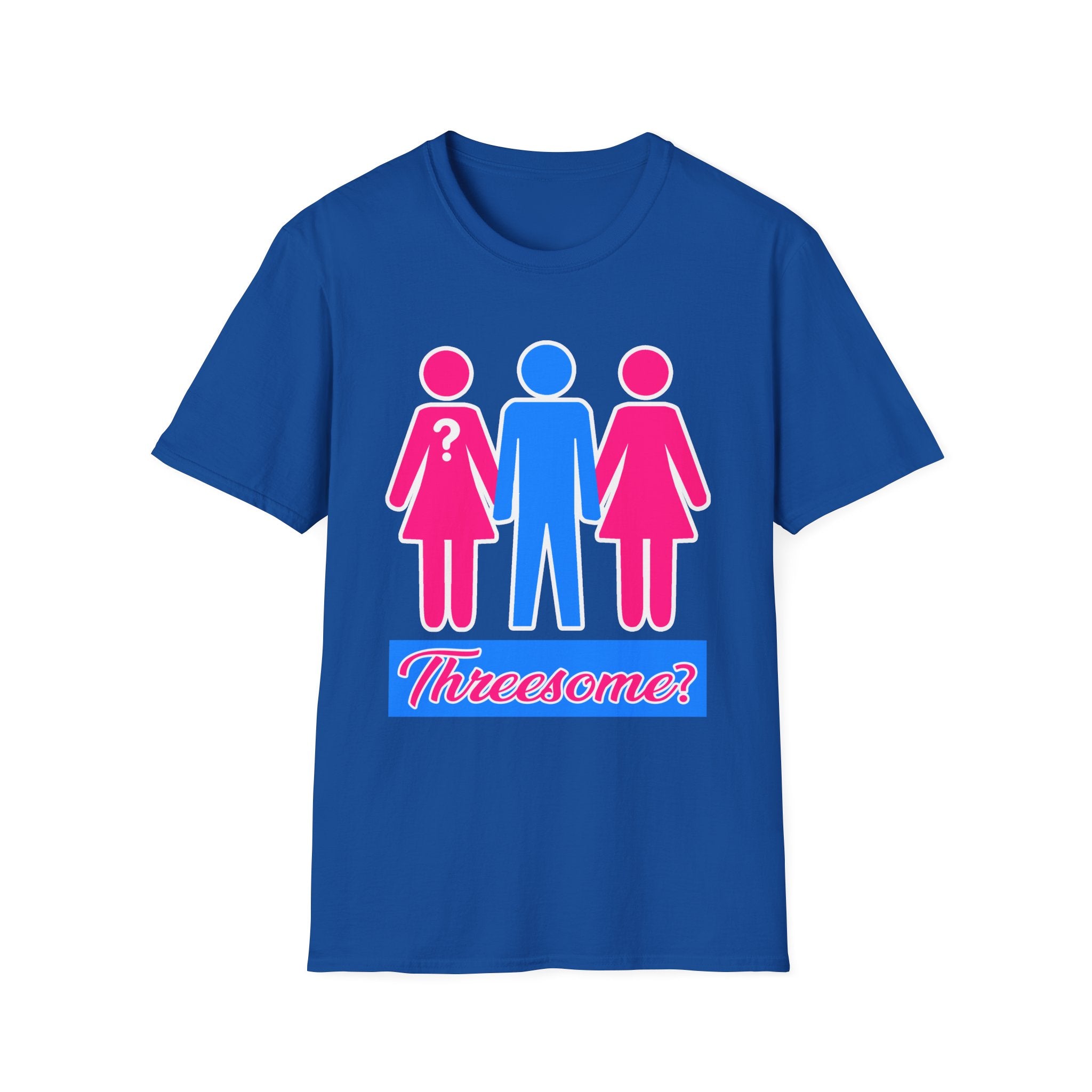 Threesome? | Funny Threesome Joke Adult Humor Gift for Couples T-Shirt