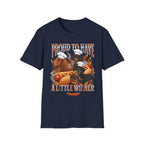 Proud To Have A Little Wiener | Funny Adult Humor Gag Gift T-Shirt
