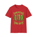 Saving Batteries Going Green Vibrator | Funny Adult Humor Shirt T-Shirt