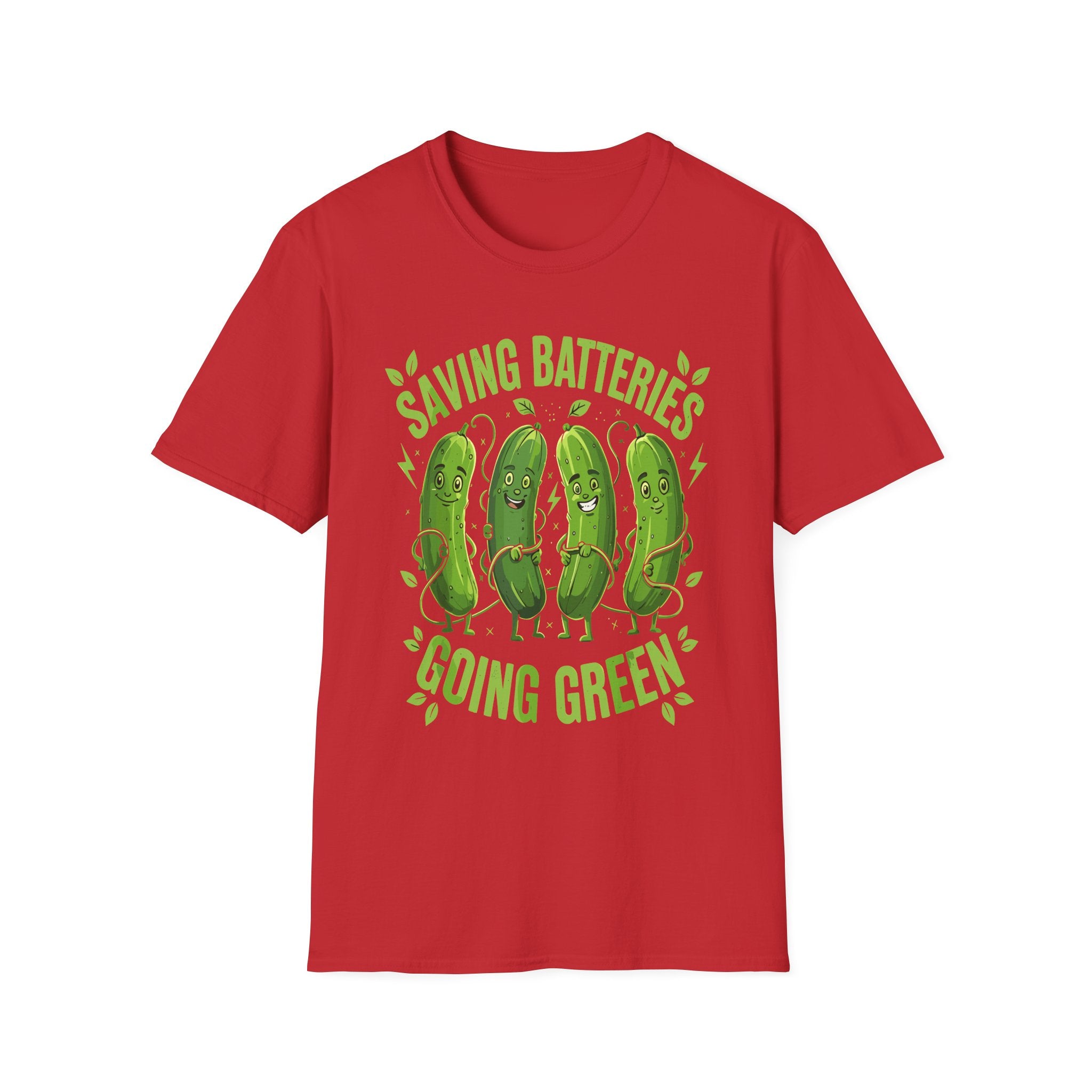 Saving Batteries Going Green Vibrator | Funny Adult Humor Shirt T-Shirt
