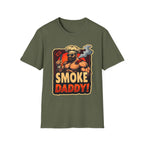 Smoke Daddy | Funny BBQ Pitmaster Grilling Smoker Dad Gift T-Shirt