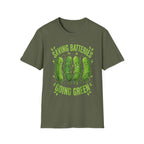 Saving Batteries Going Green Vibrator | Funny Adult Humor Shirt T-Shirt