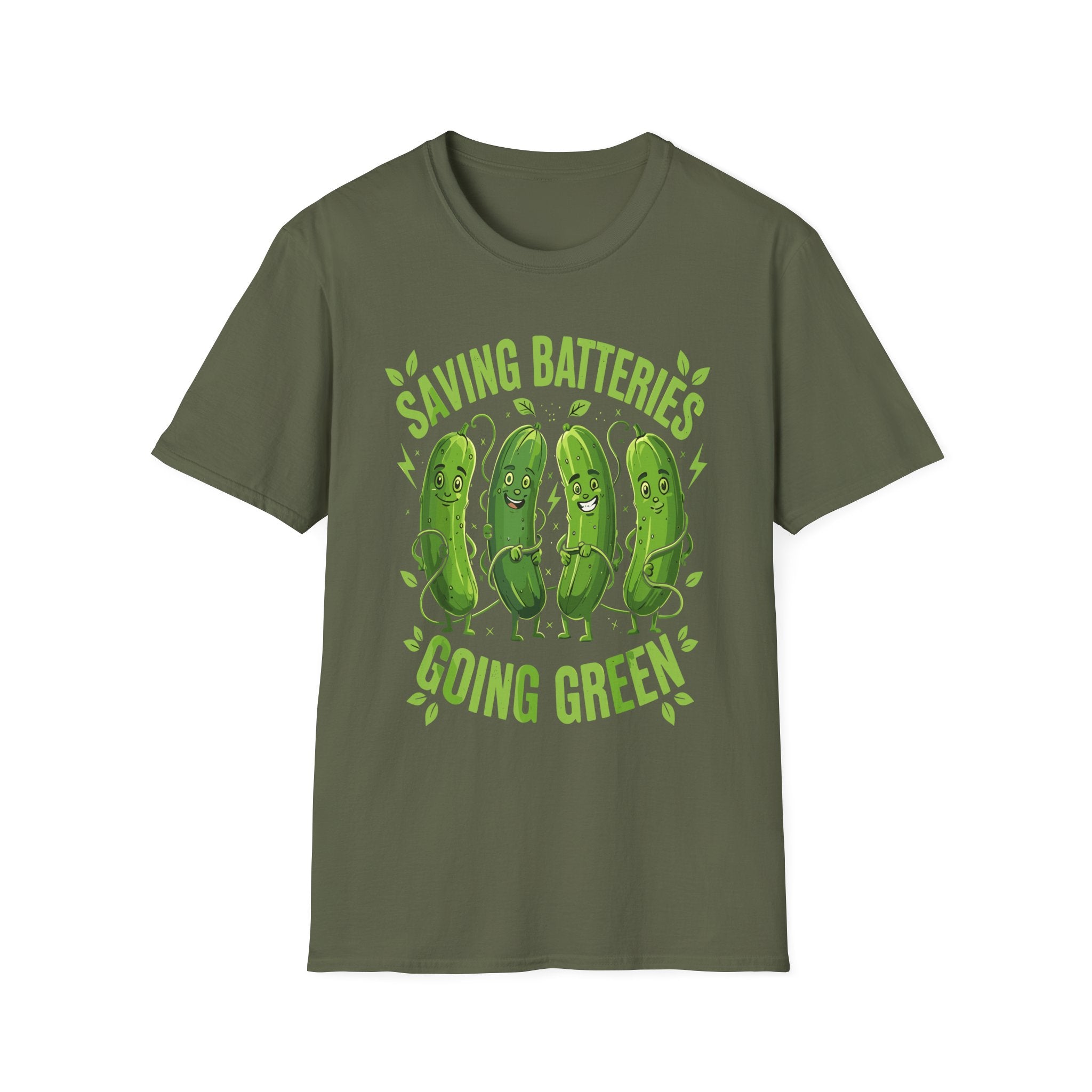 Saving Batteries Going Green Vibrator | Funny Adult Humor Shirt T-Shirt