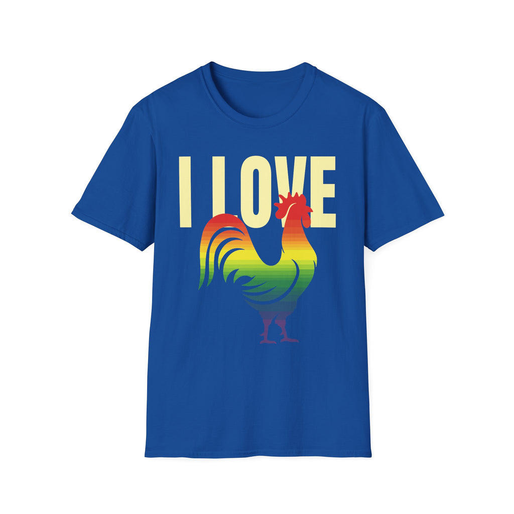 I Love Cock | Funny Adult Humor Raunchy Double Entendre Gift T-Shirt