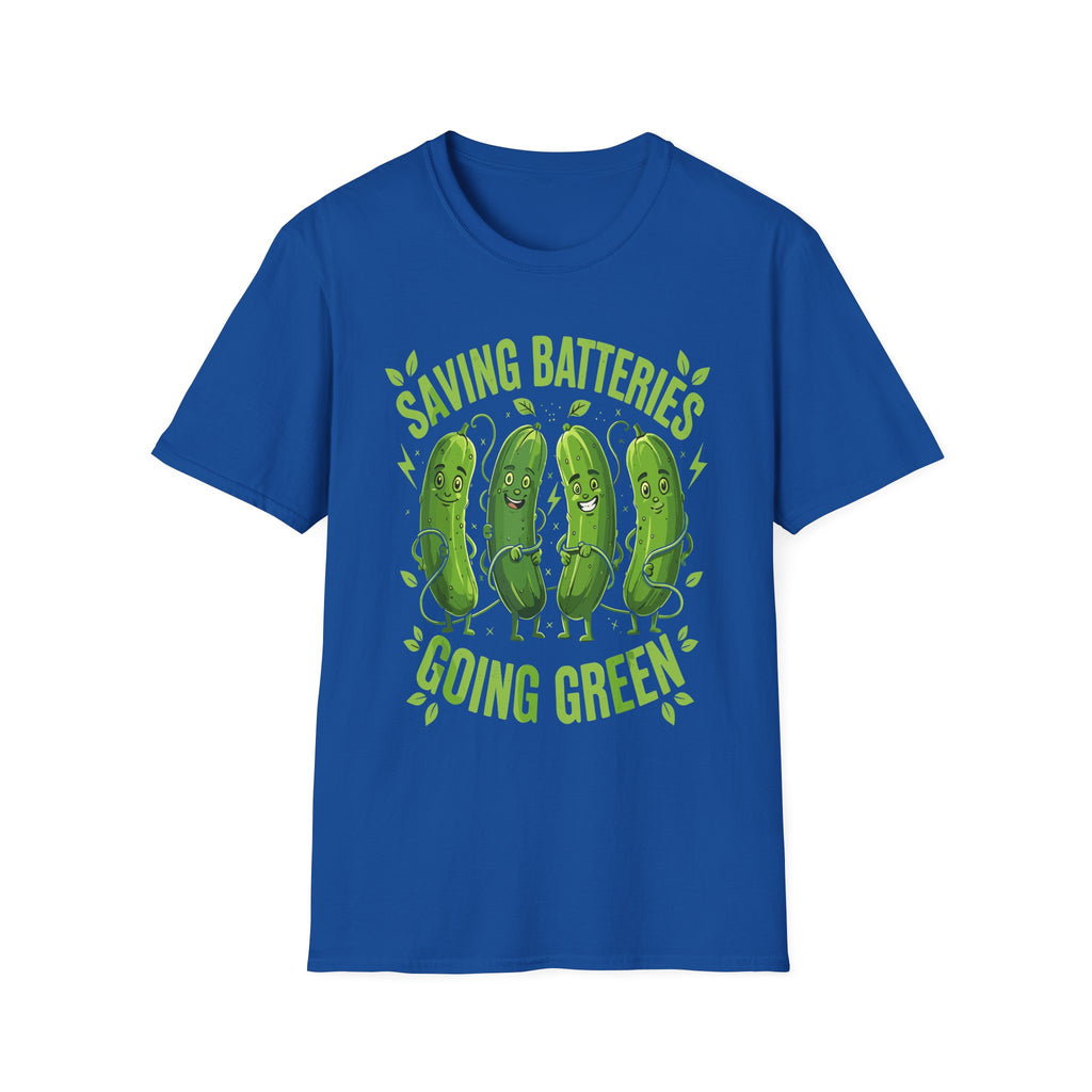 Saving Batteries Going Green Vibrator | Funny Adult Humor Shirt T-Shirt