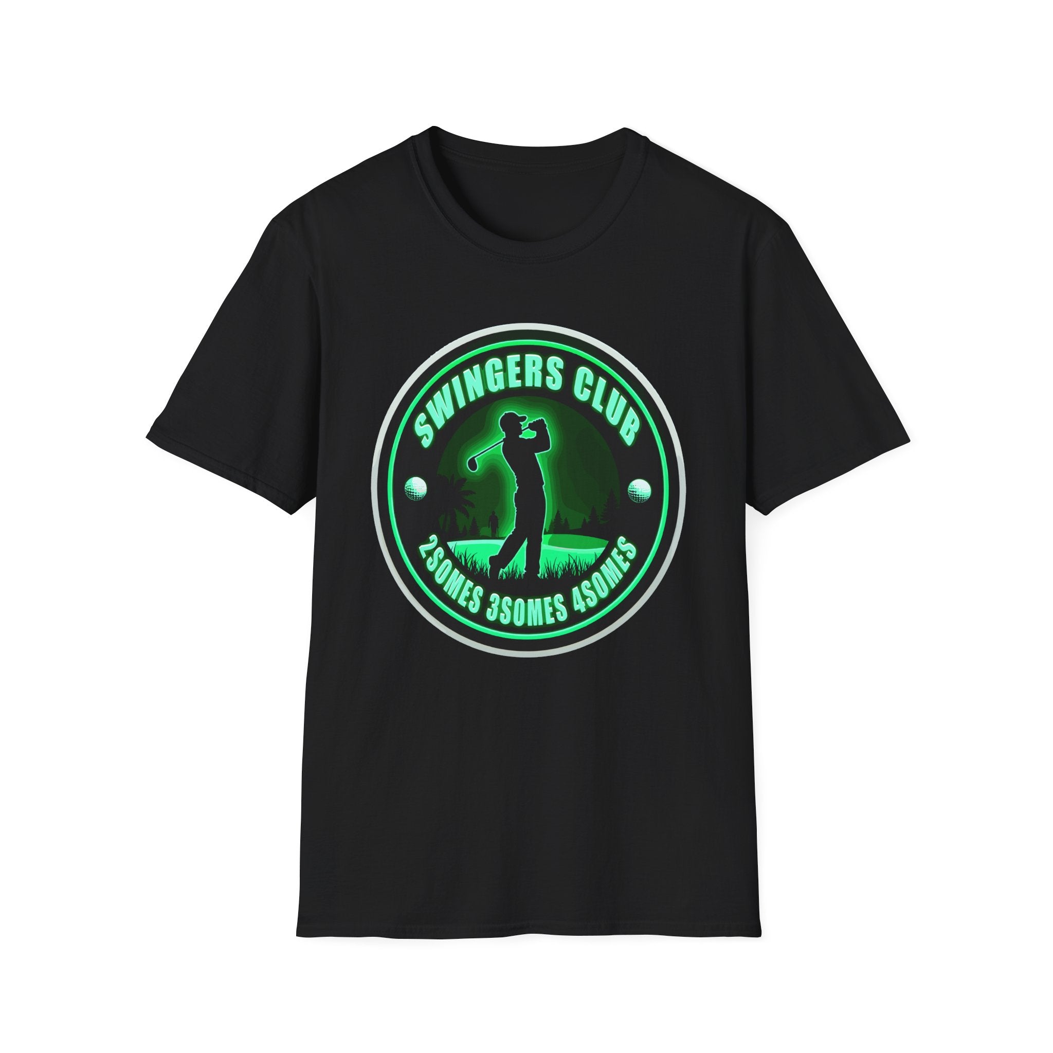 Swingers Club Funny Golf | Adult Humor Golf Joke Gift for Golfers T-Shirt