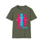 Multitasking Swinger 3 Some | Funny Raunchy Threesome Polyamory Lifestyle Throuple Gift T-Shirt