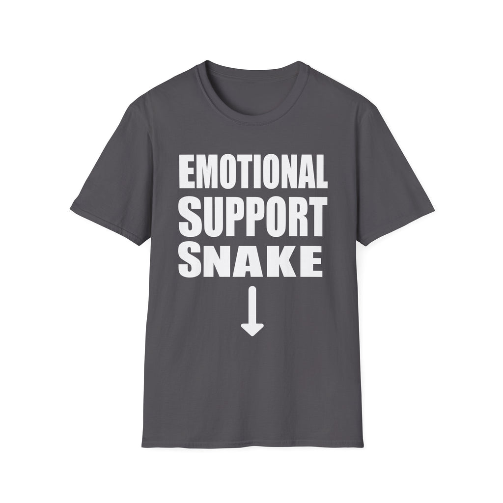 Emotional Support Snake | Funny Adult Humor Sarcastic Meme Gift T-Shirt