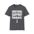 Emotional Support Snake | Funny Adult Humor Sarcastic Meme Gift T-Shirt