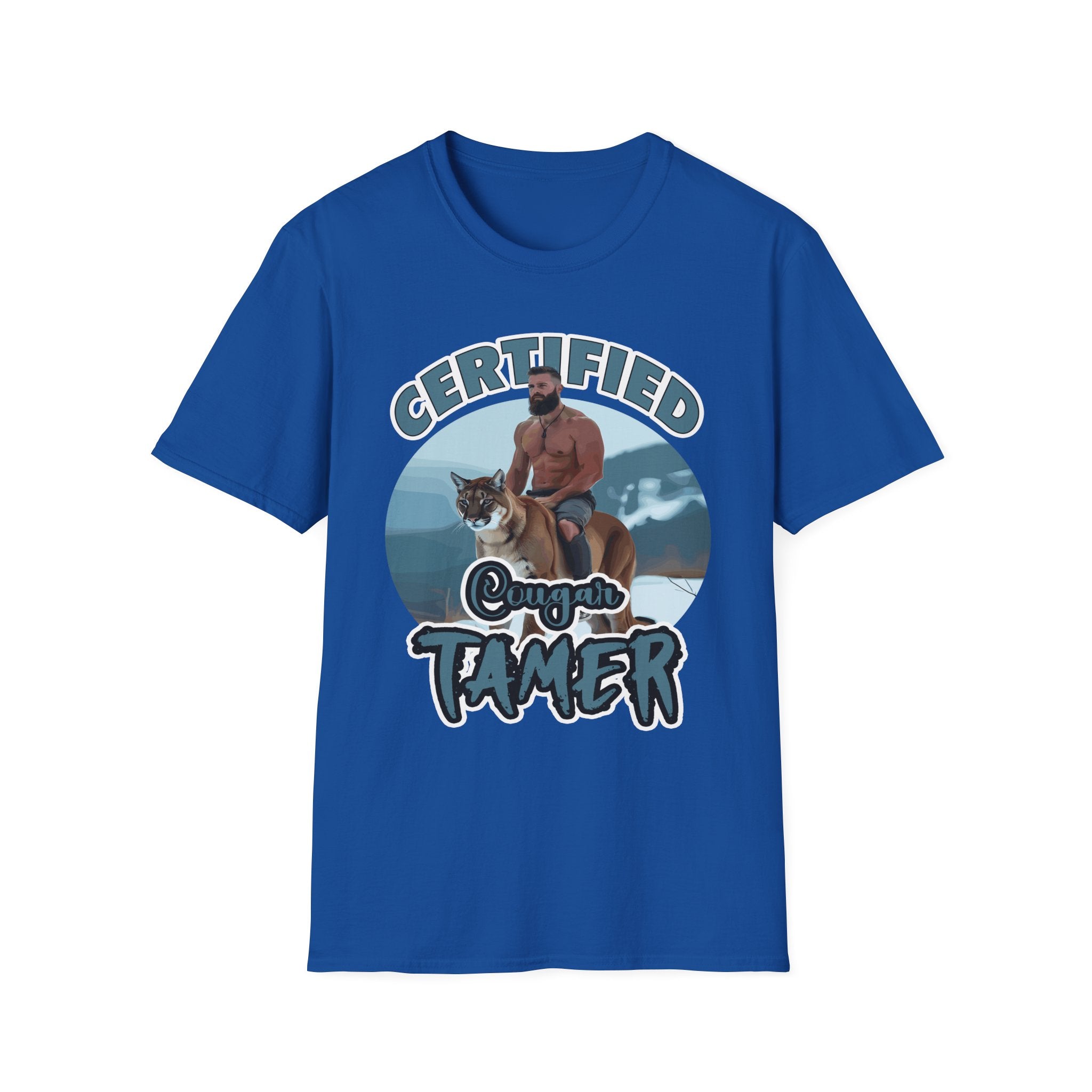Certified Cougar Tamer | Funny Adult Humor Raunchy Gift for Him T-Shirt
