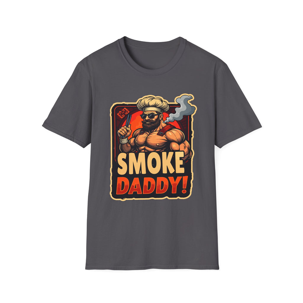Smoke Daddy | Funny BBQ Pitmaster Grilling Smoker Dad Gift T-Shirt