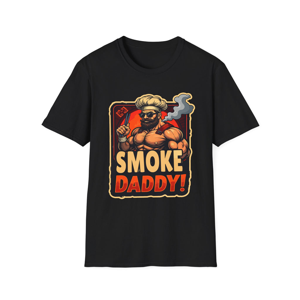 Smoke Daddy | Funny BBQ Pitmaster Grilling Smoker Dad Gift T-Shirt