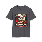 AdultHumor.com Official Brand Logo | Raunchy Comedy Website Merch T-Shirt
