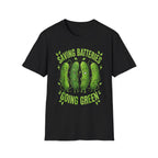 Saving Batteries Going Green Vibrator | Funny Adult Humor Shirt T-Shirt