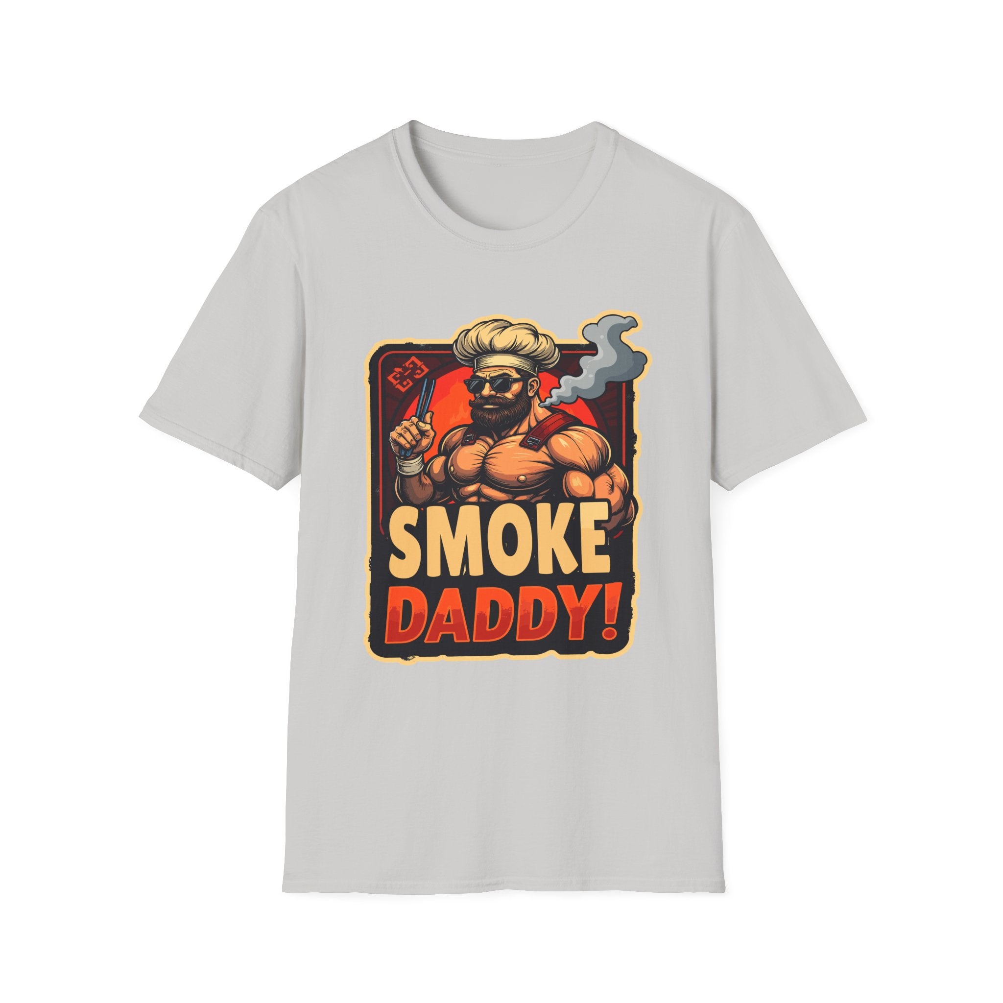 Smoke Daddy | Funny BBQ Pitmaster Grilling Smoker Dad Gift T-Shirt
