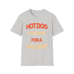 Hot Dog Looking For A Hallway | Funny Adult Humor Raunchy Gag Gift for Men T-Shirt
