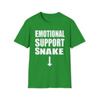 Emotional Support Snake | Funny Adult Humor Sarcastic Meme Gift T-Shirt