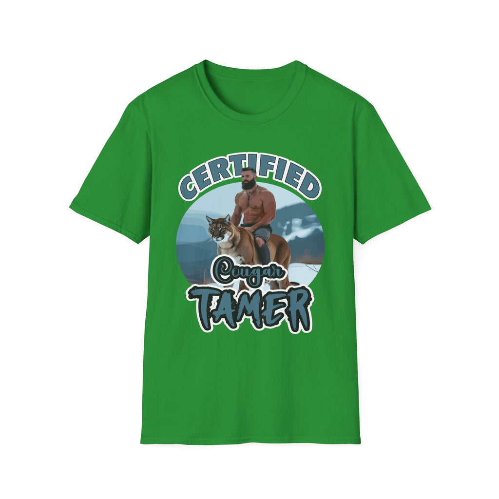 Certified Cougar Tamer | Funny Adult Humor Raunchy Gift for Him T-Shirt