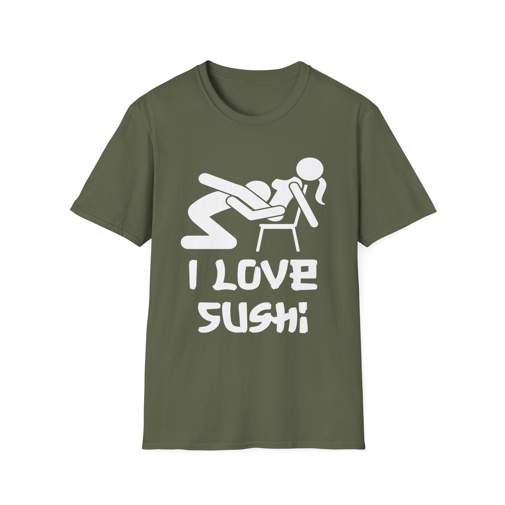 I Love Sushi Sexual Innuendo | Funny Adult Humor Gift For Him T-Shirt