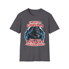 I'm Not A Gorilla But I Can Beat Off 100 | Funny Adult Humor Raunchy Gag Gift for Men T-Shirt