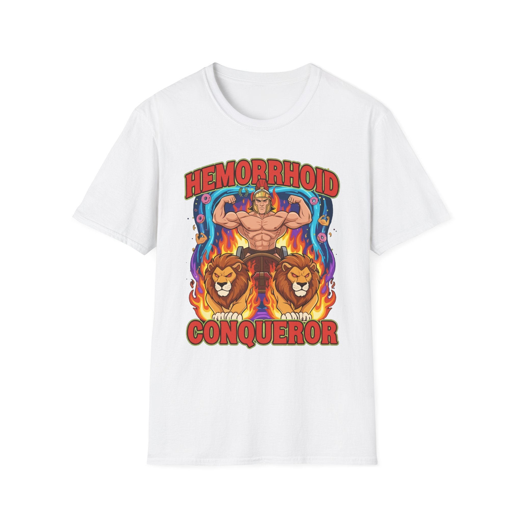 Hemorrhoid Conqueror | Funny Hemorrhoid Humor Gift for Men T-Shirt