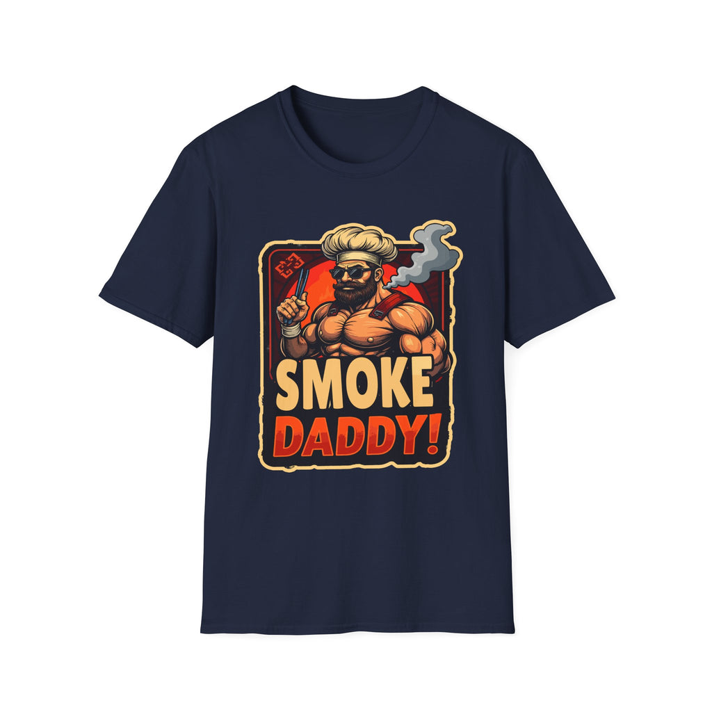 Smoke Daddy | Funny BBQ Pitmaster Grilling Smoker Dad Gift T-Shirt