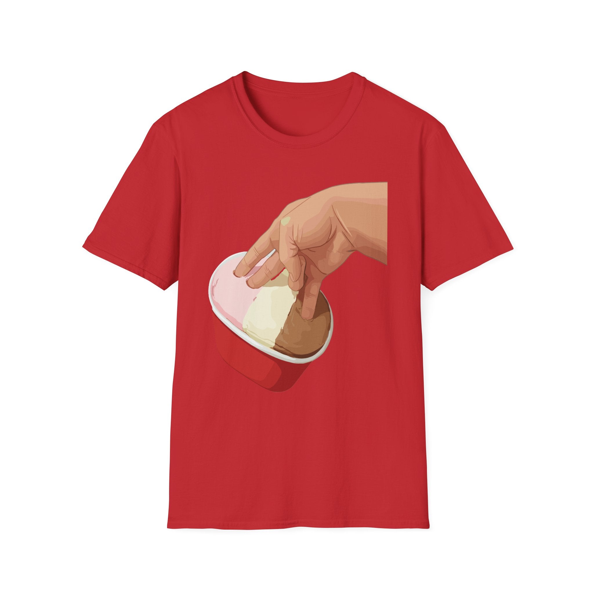 2 In The Pink 1 Stink Raunchy Ice Cream | Funny Adult Humor Gag Gift T-Shirt