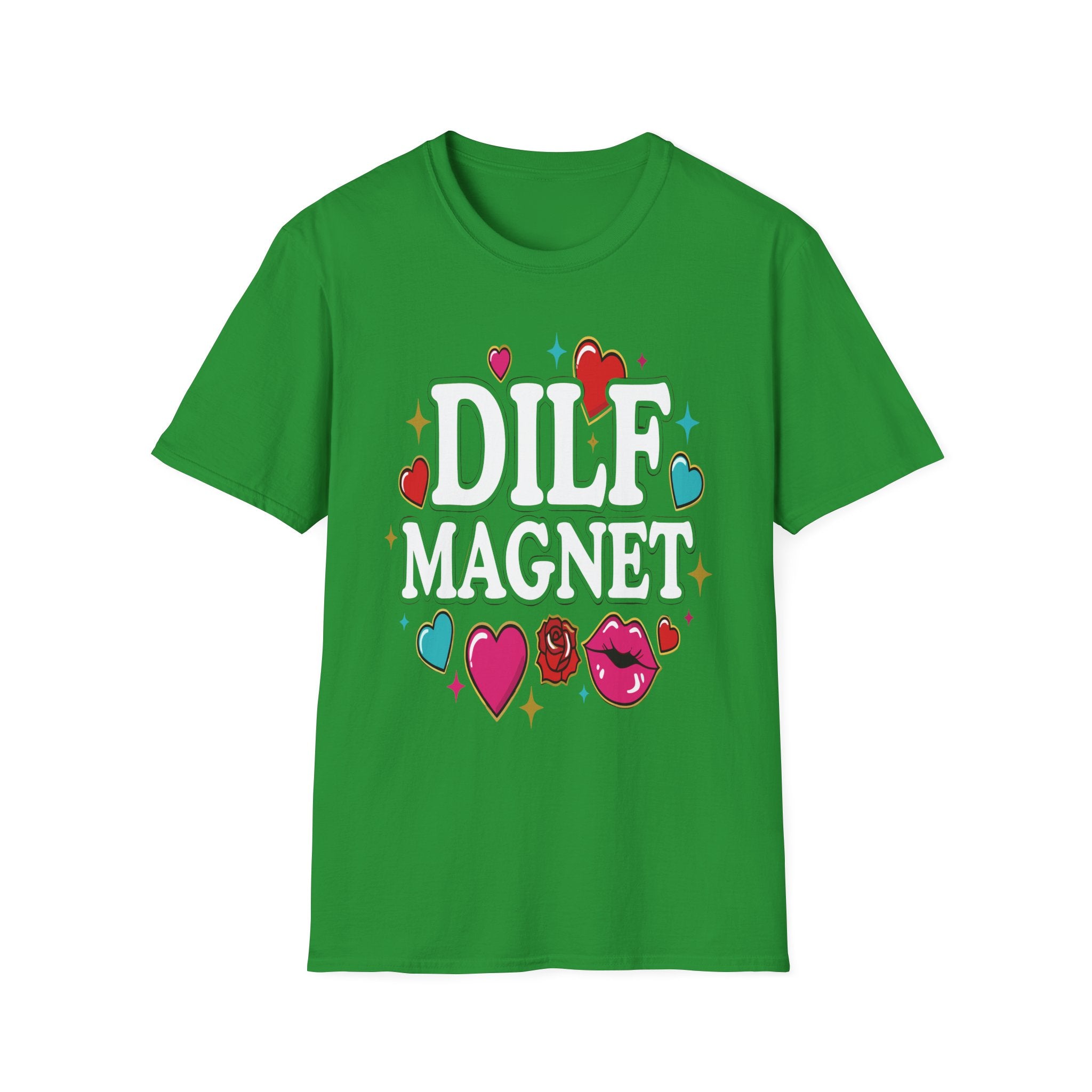 DILF Magnet | Funny Hot Dad Lover Flirty Adult Humor Gift T-Shirt