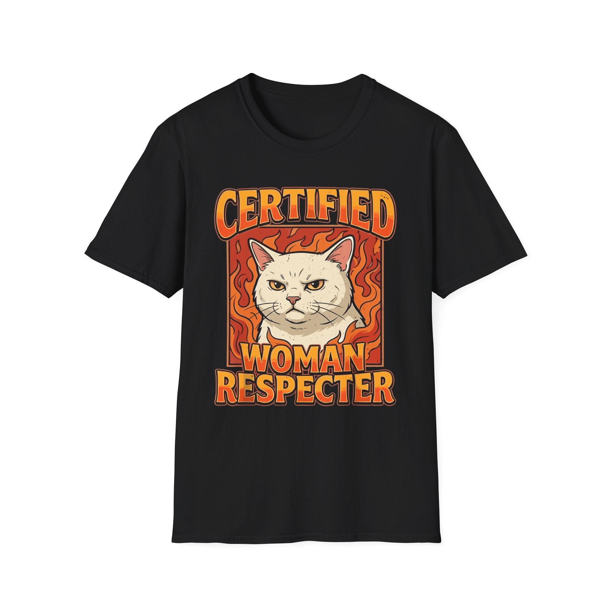 Certified Woman Respecter | Funny Adult Humor Sarcastic Gift for Men T-Shirt