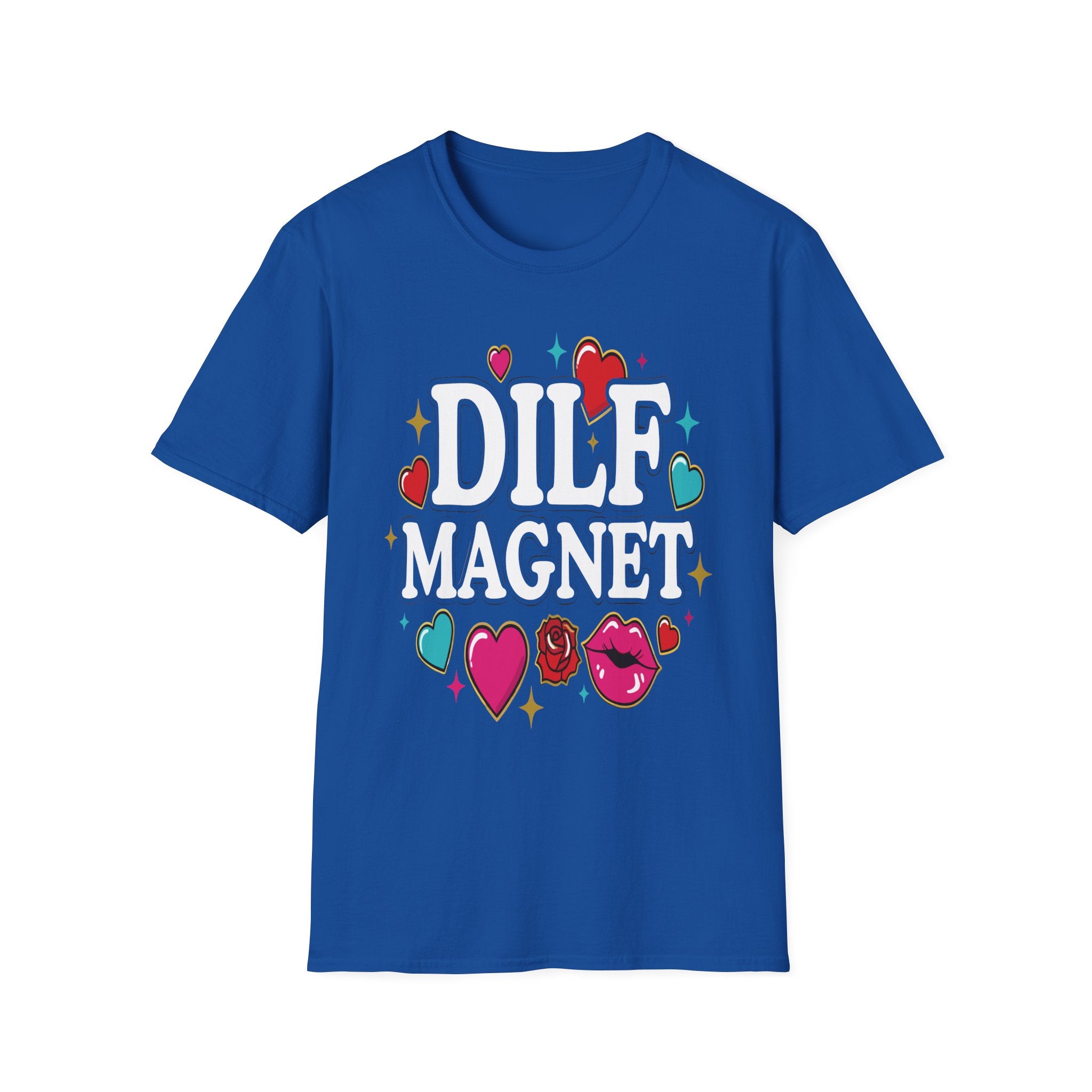 DILF Magnet | Funny Hot Dad Lover Flirty Adult Humor Gift T-Shirt