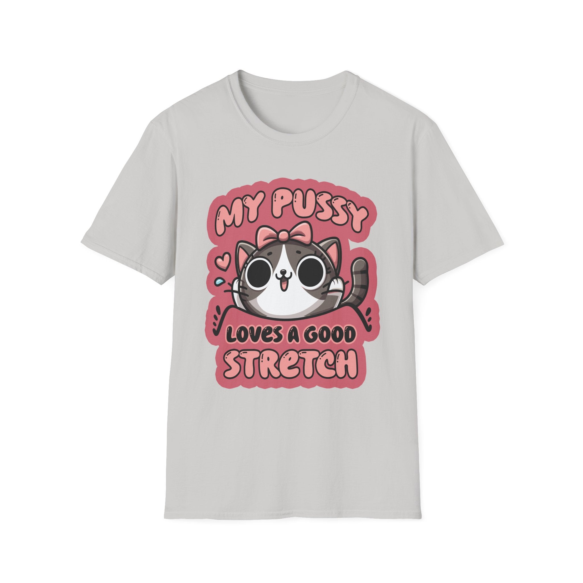 My Pussy Loves A Good Stretch | Funny Adult Humor Raunchy Gag Gift T-Shirt
