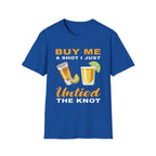 Buy Me A Shot I Just Untied The Knot | Funny Divorce Party Drinking Humor Gift T-Shirt
