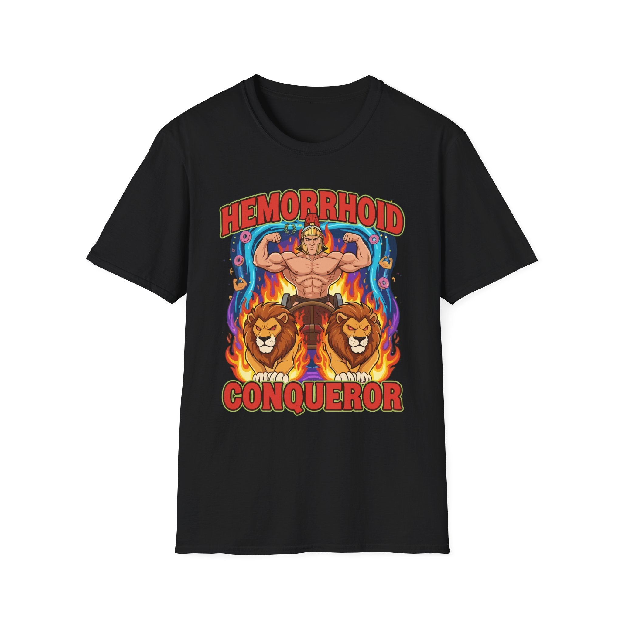 Hemorrhoid Conqueror | Funny Hemorrhoid Humor Gift for Men T-Shirt