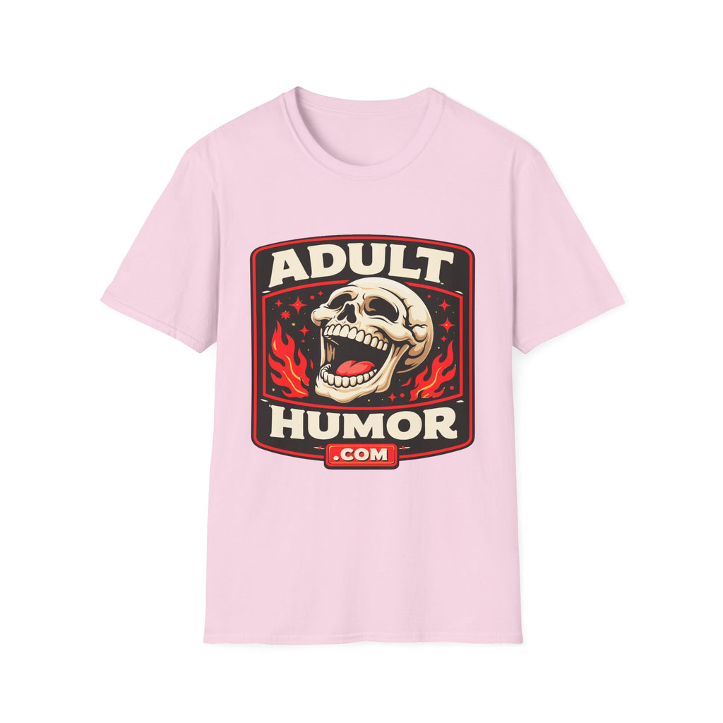 AdultHumor.com Official Brand Logo | Raunchy Comedy Website Merch T-Shirt